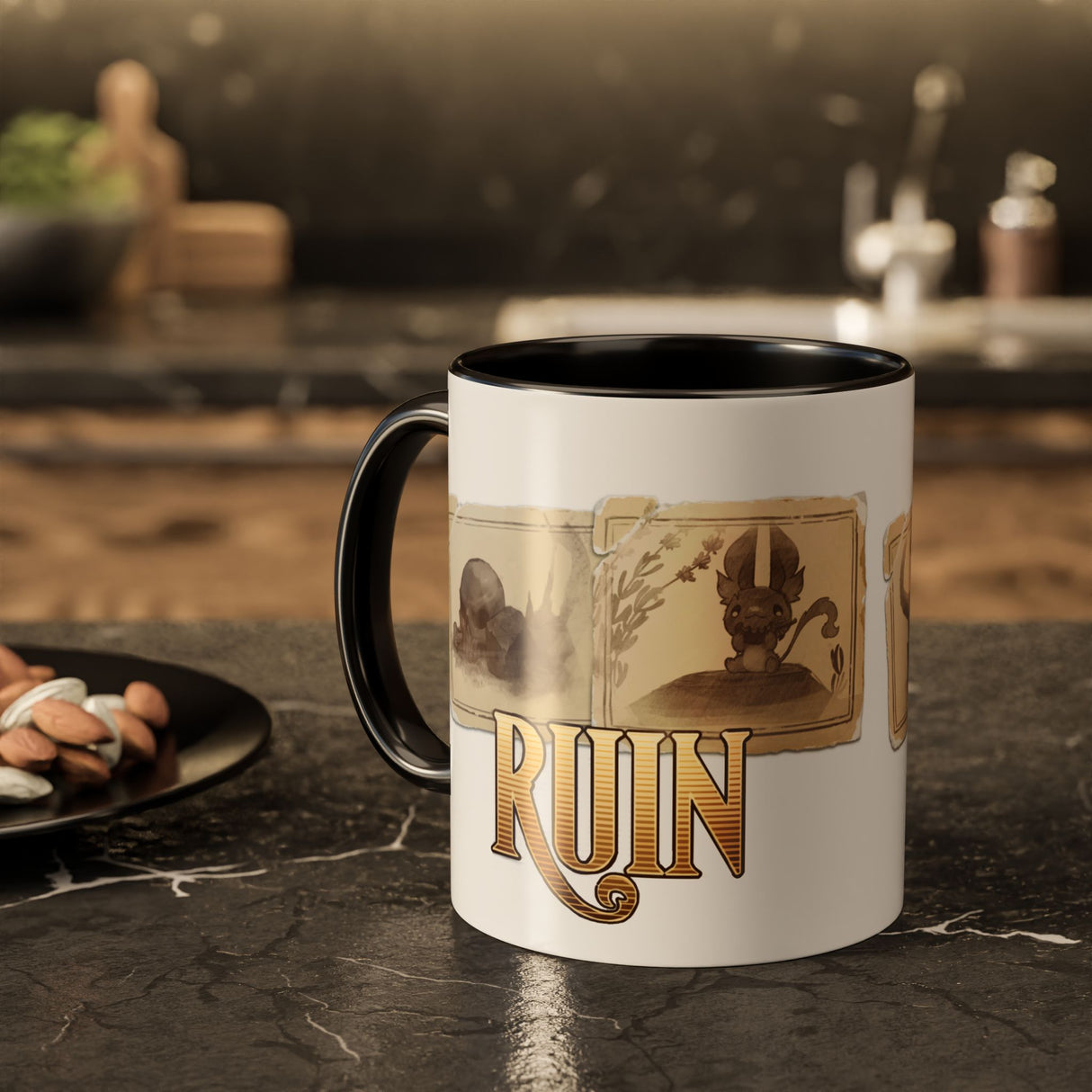"The Ruin Bestiary" - Ruin Steampunk Mug by Brandon Ellis