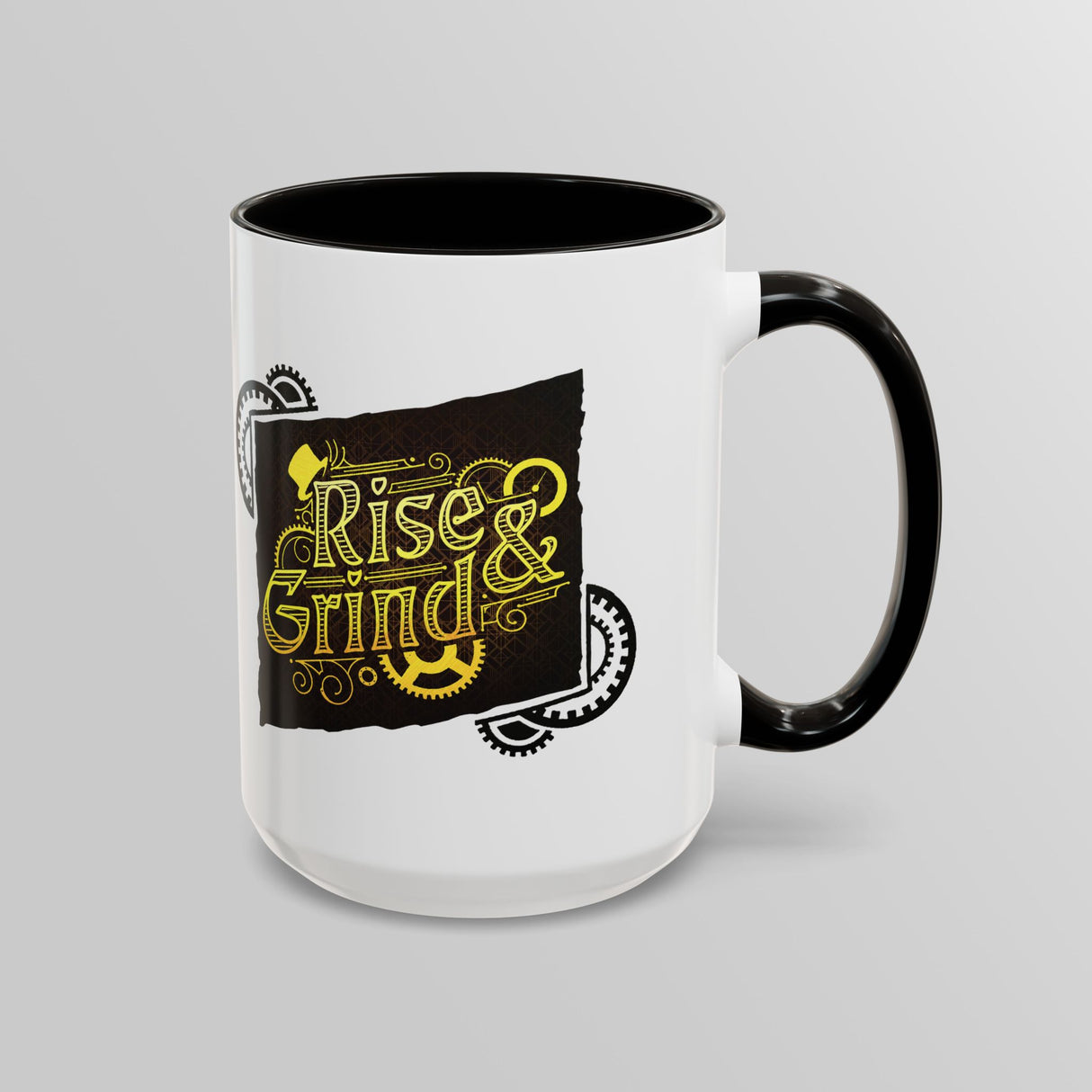 "Rise and Grind" - Ruin Steampunk Mug by Brandon Ellis