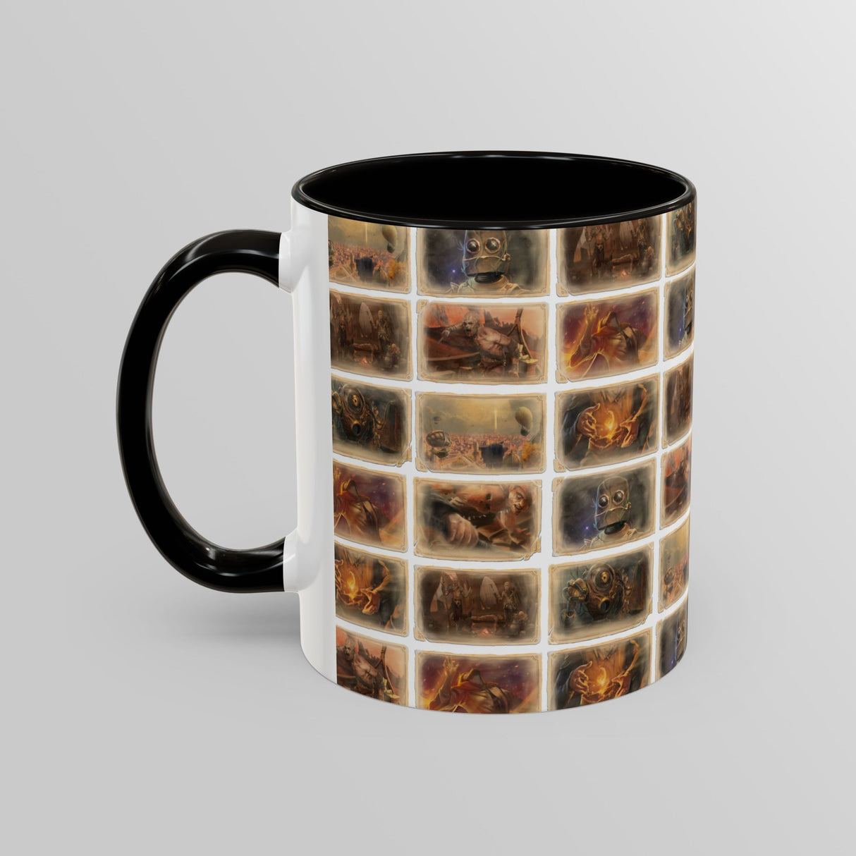 "The Collector's Seal Wrap" - Ruin Steampunk Mug by Brandon Ellis