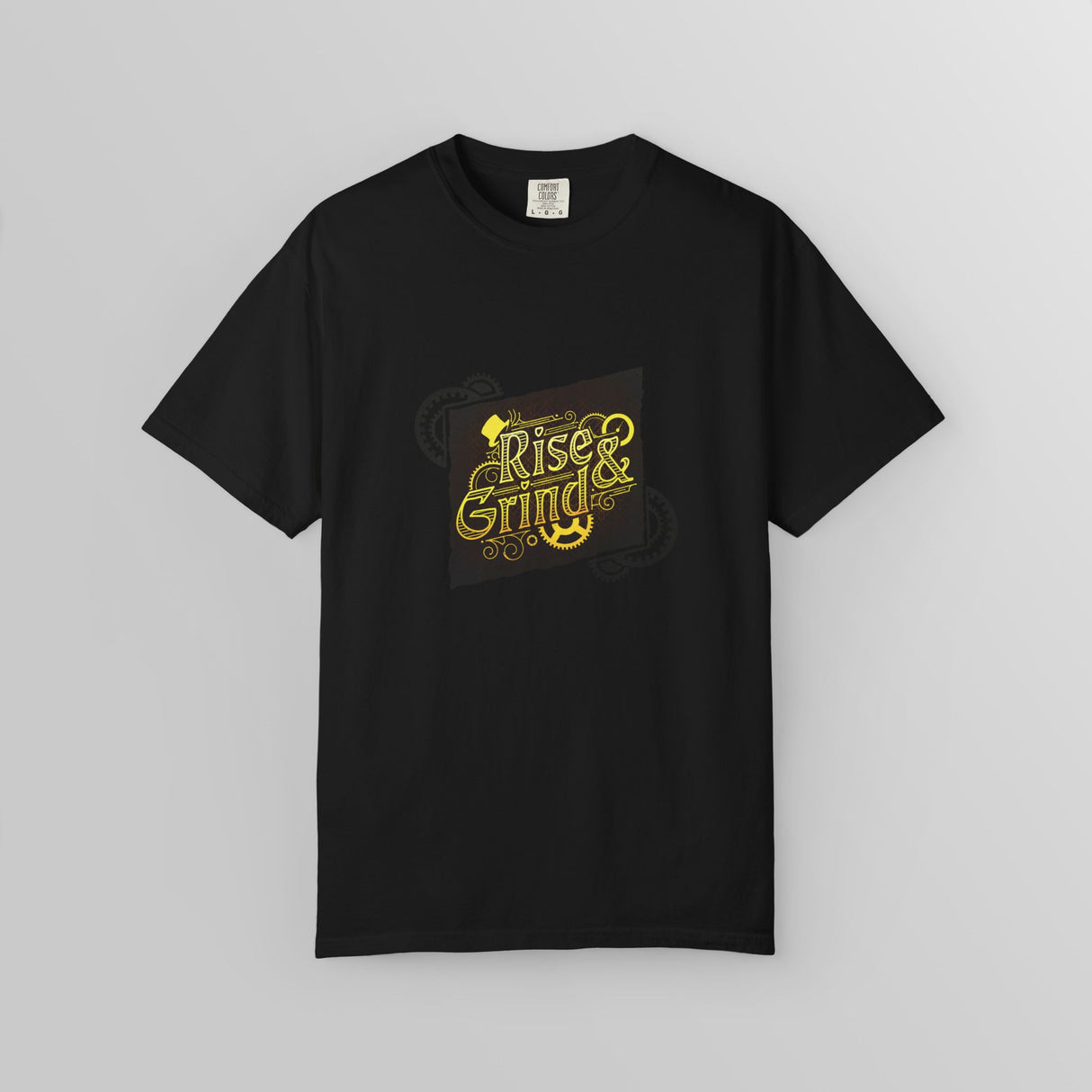 "Rise & Grind" - Ruin Steampunk Unisex T-Shirt by Brandon Ellis