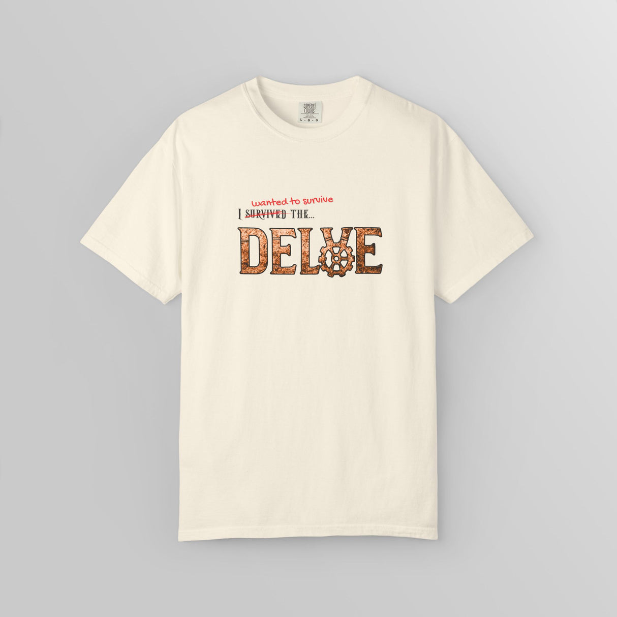 "I (Wanted To Survive) The Delve" - Ruin Steampunk Unisex T-Shirt by Brandon Ellis