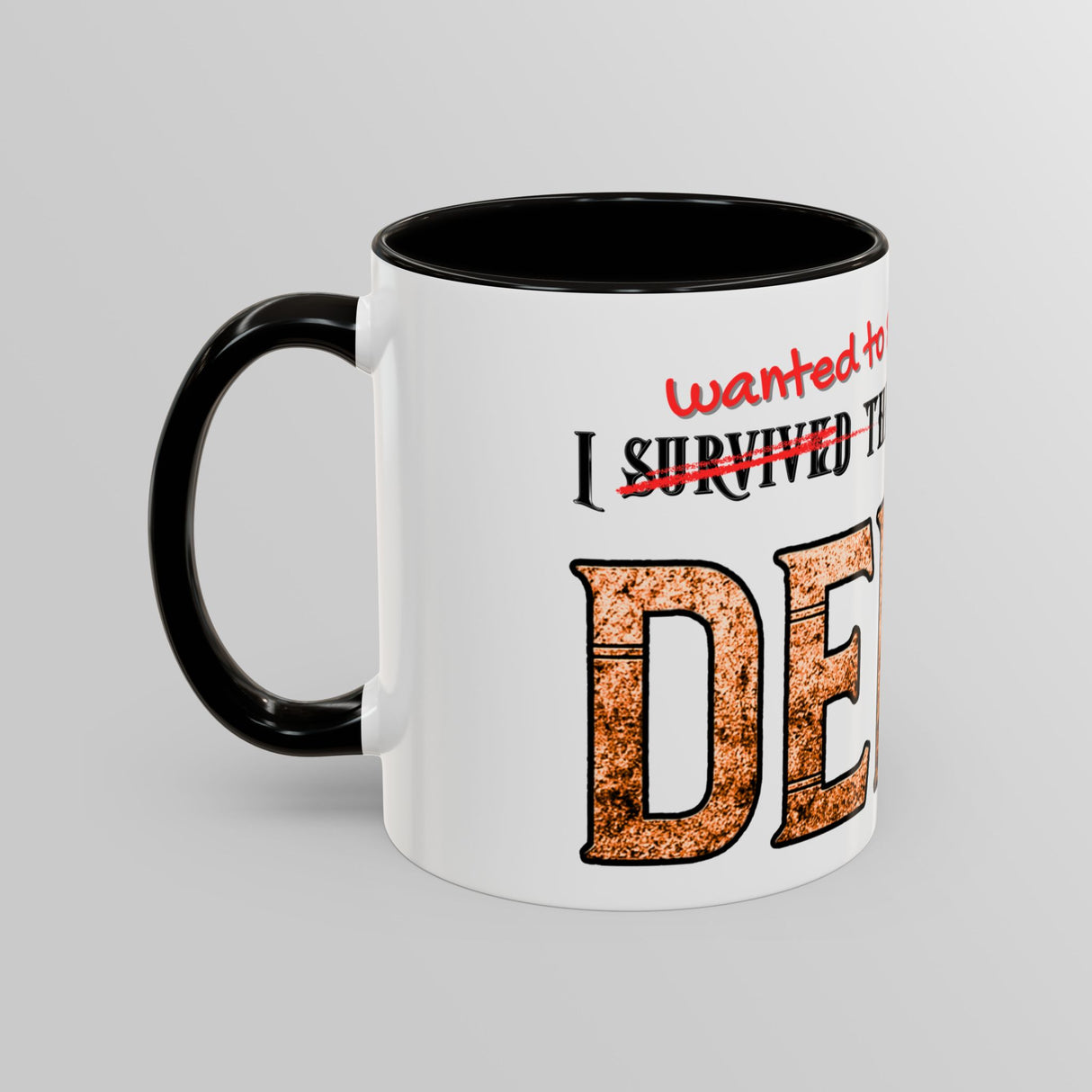 "I (Wanted To Survive) The Delve" – Ruin Steampunk Mug by Brandon Ellis