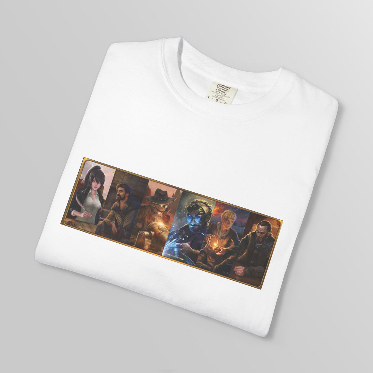"The Characters of Ruin" - Ruin Steampunk Unisex T-Shirt by Brandon Ellis