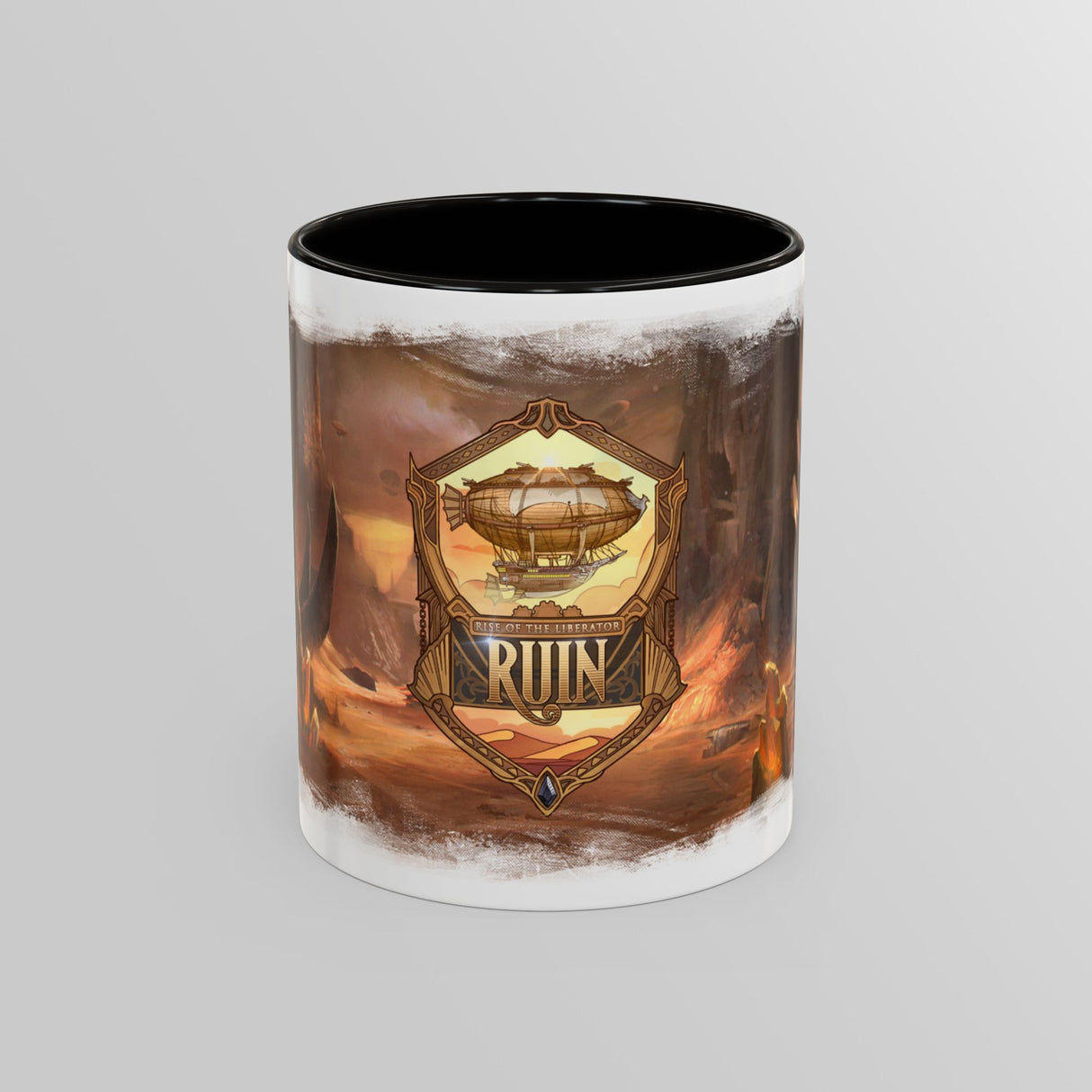 "Dune Watch Emblem Mug" - Ruin Steampunk Mug by Brandon Ellis