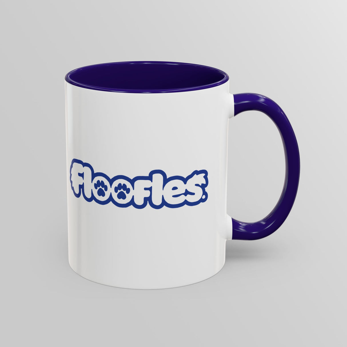 “Wish Upon a Star” Cute Dinosaur Blue Accent Mug – Floofles by Brandon Ellis