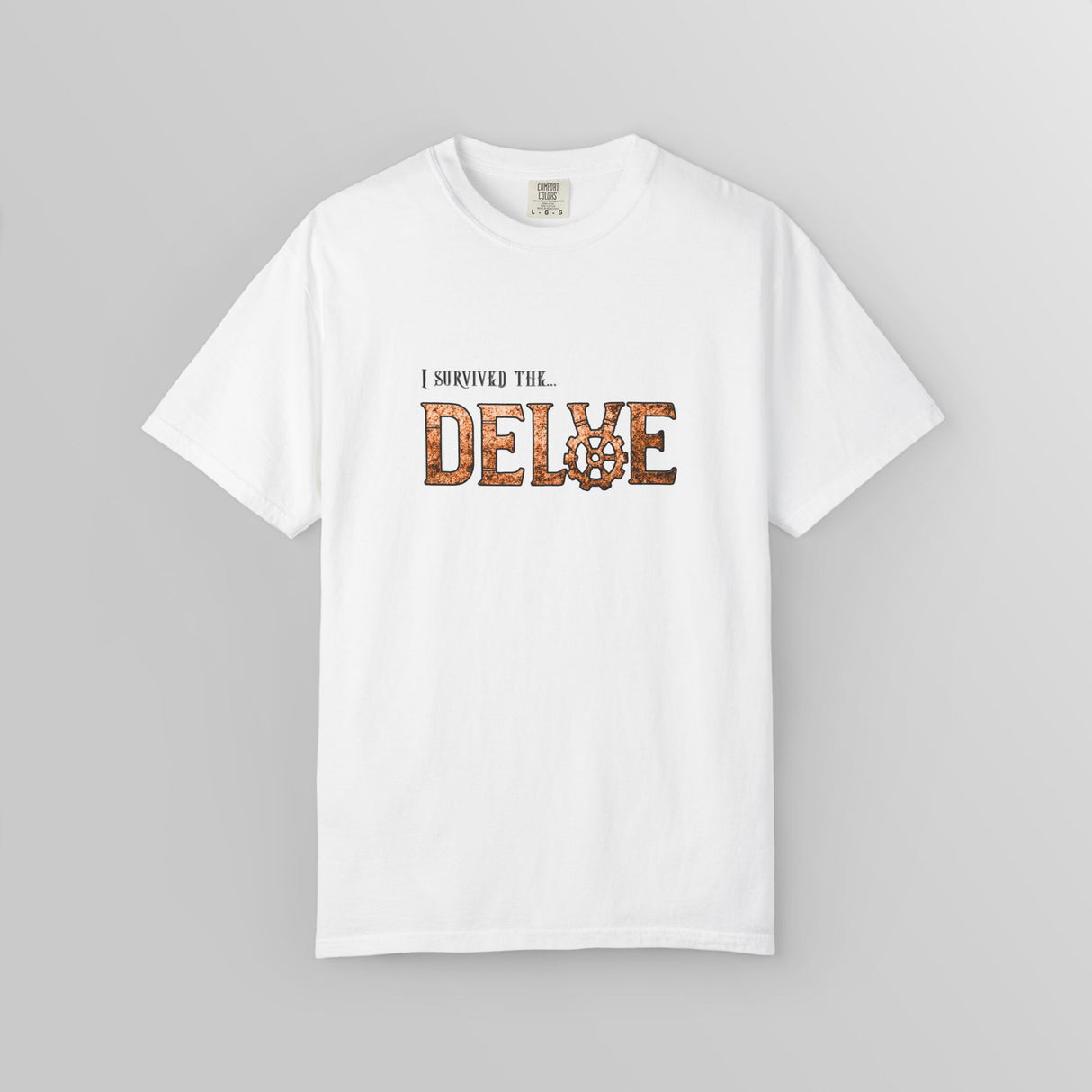 "I Survived The Delve" - Ruin Steampunk Unisex T-Shirt by Brandon Ellis