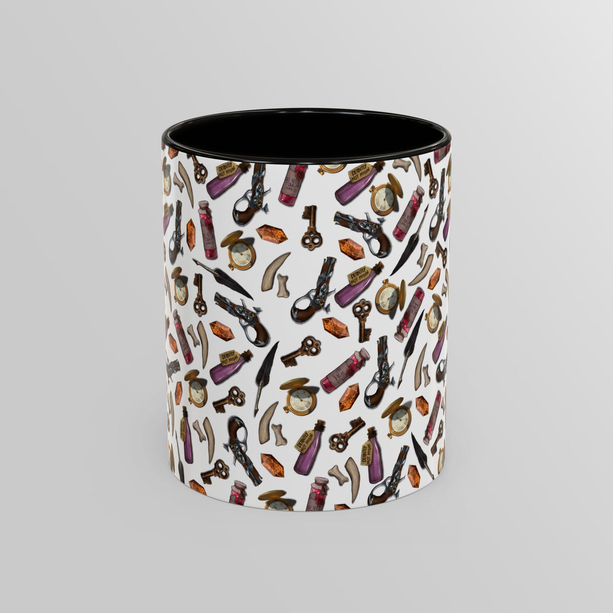 "Clutter from the Workbench" - Ruin Steampunk Mug by Brandon Ellis