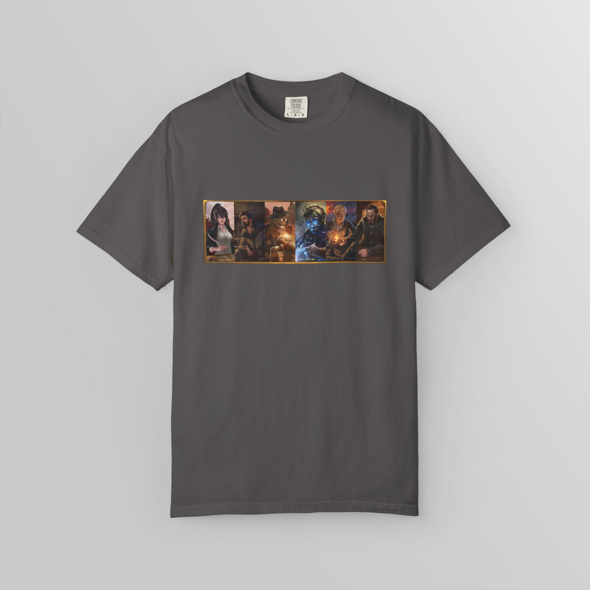 "The Characters of Ruin" - Ruin Steampunk Unisex T-Shirt by Brandon Ellis