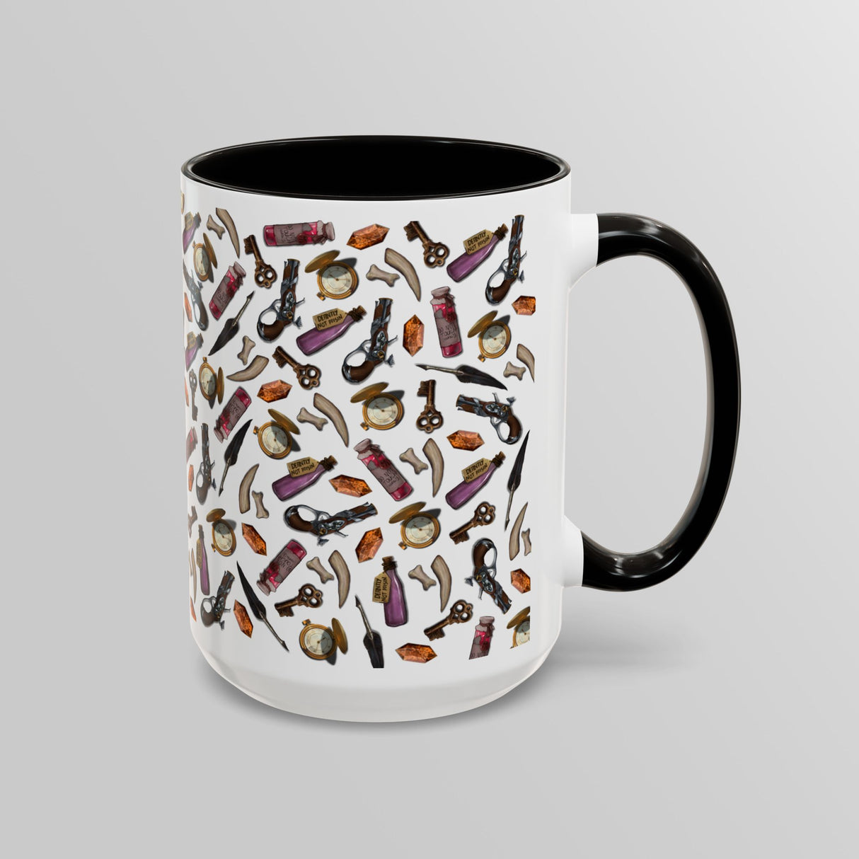 "Clutter from the Workbench" - Ruin Steampunk Mug by Brandon Ellis
