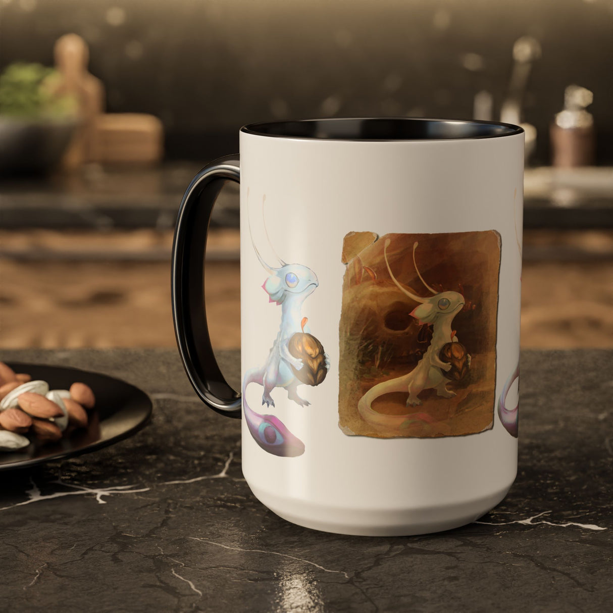 "The Ivory Gekk" - Ruin Steampunk Mug by Brandon Ellis
