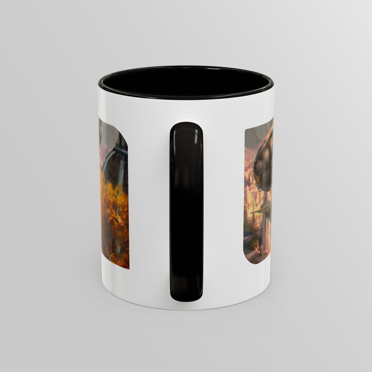 "The Golden Spire" - Ruin Steampunk Mug by Brandon Ellis