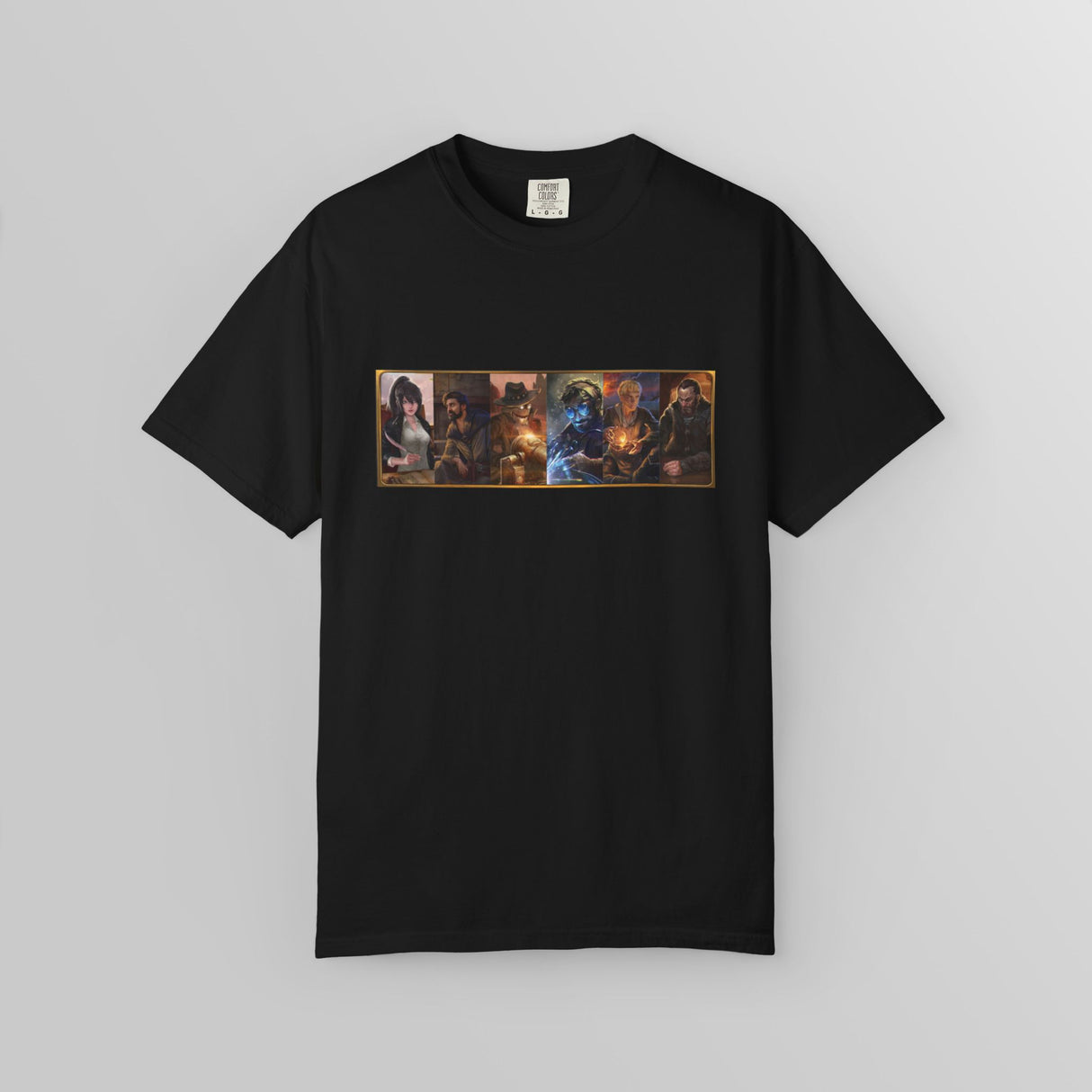 "The Characters of Ruin" - Ruin Steampunk Unisex T-Shirt by Brandon Ellis