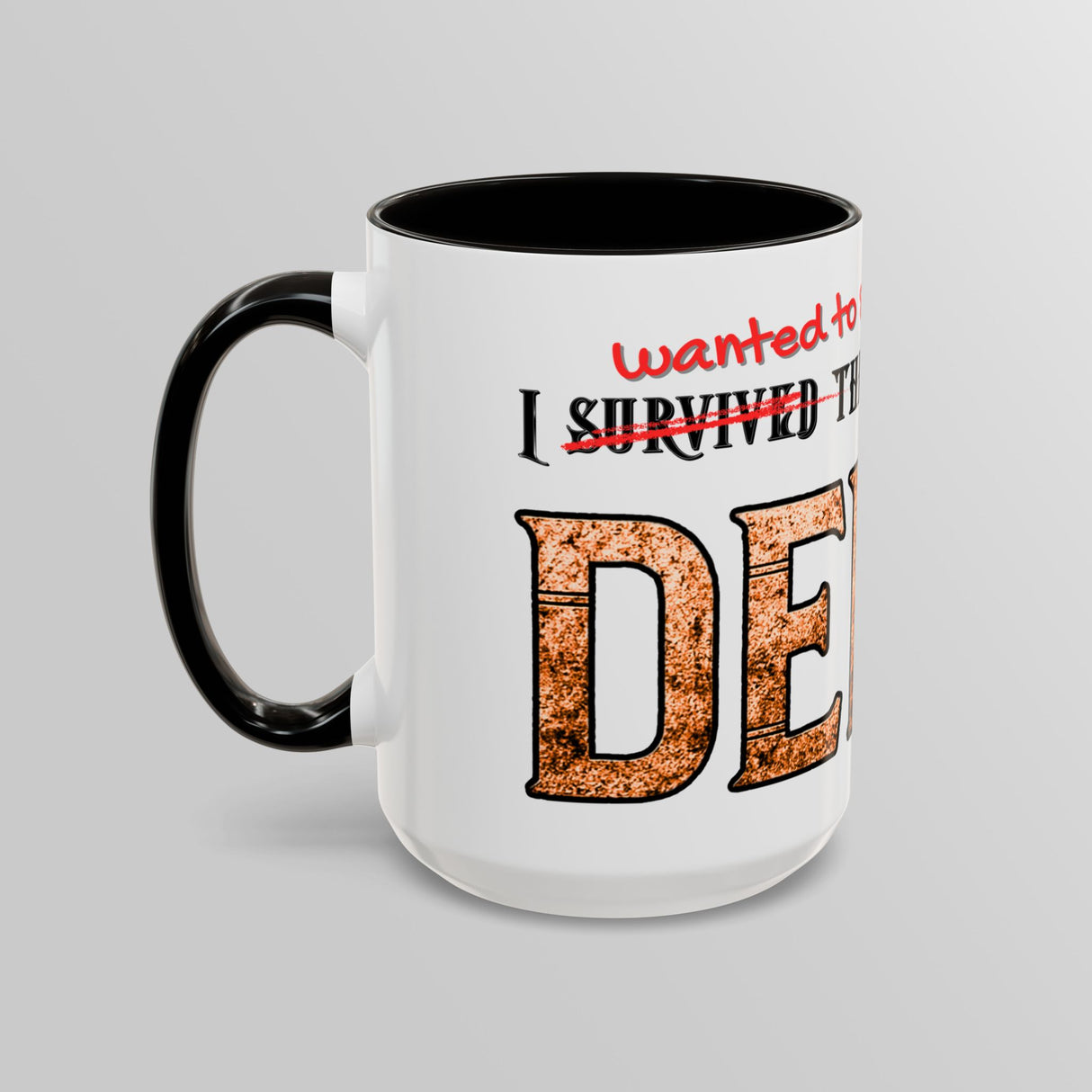 "I (Wanted To Survive) The Delve" – Ruin Steampunk Mug by Brandon Ellis