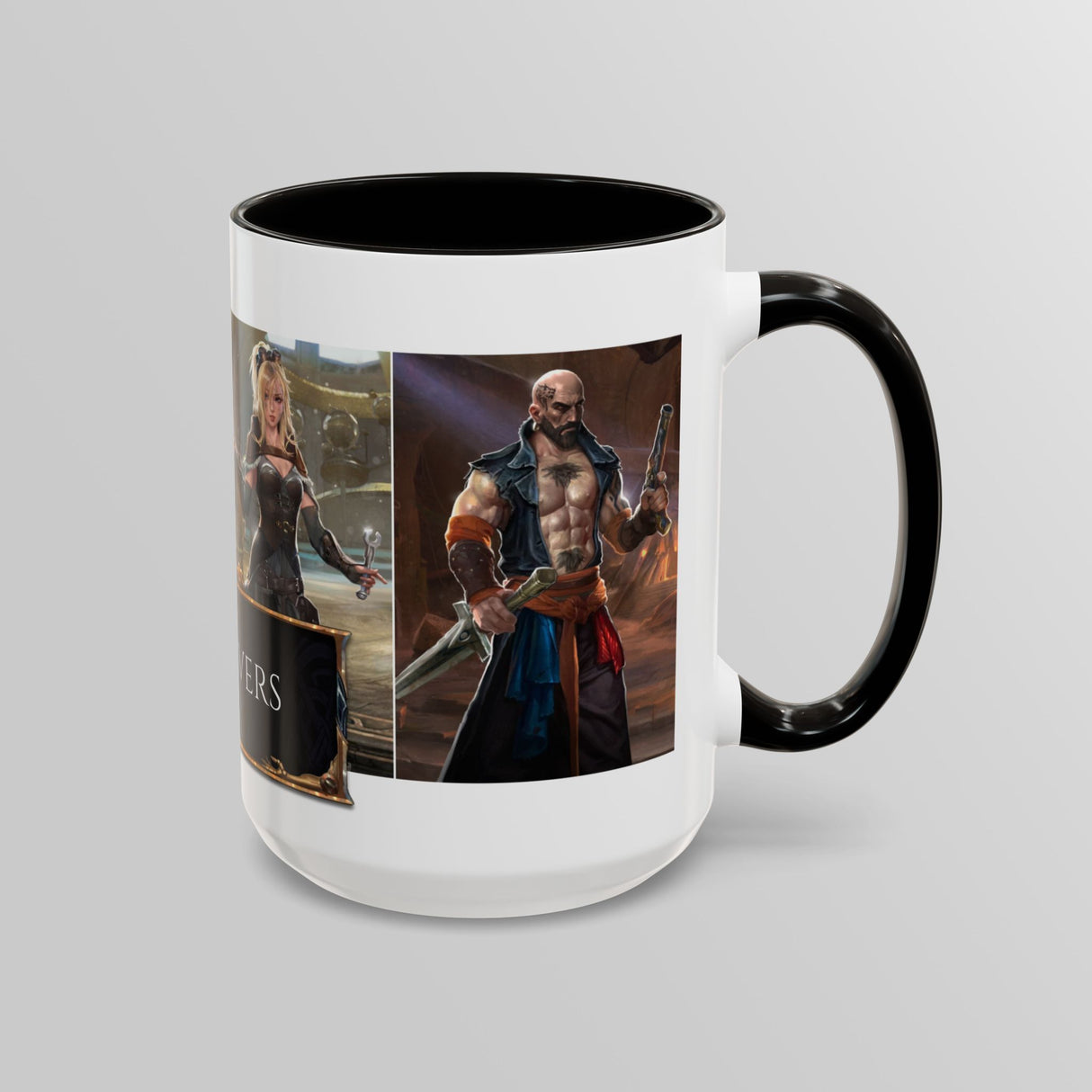 "The Delvers" - Ruin Steampunk Mug by Brandon Ellis