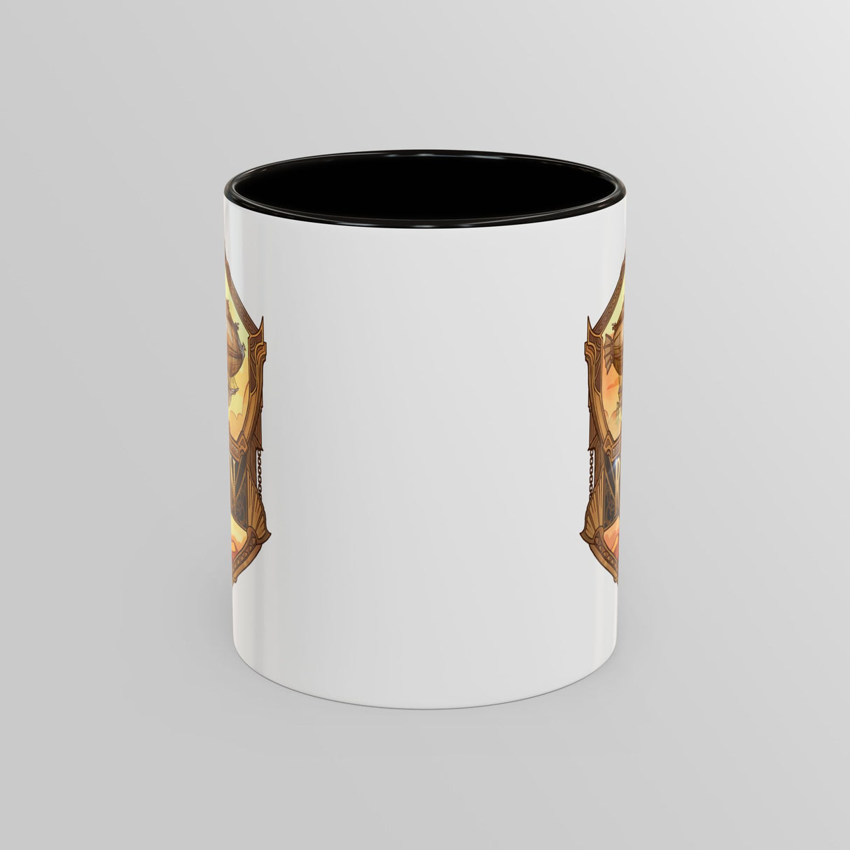 "Rise of the Liberator Emblem" - Ruin Steampunk Mug by Brandon Ellis