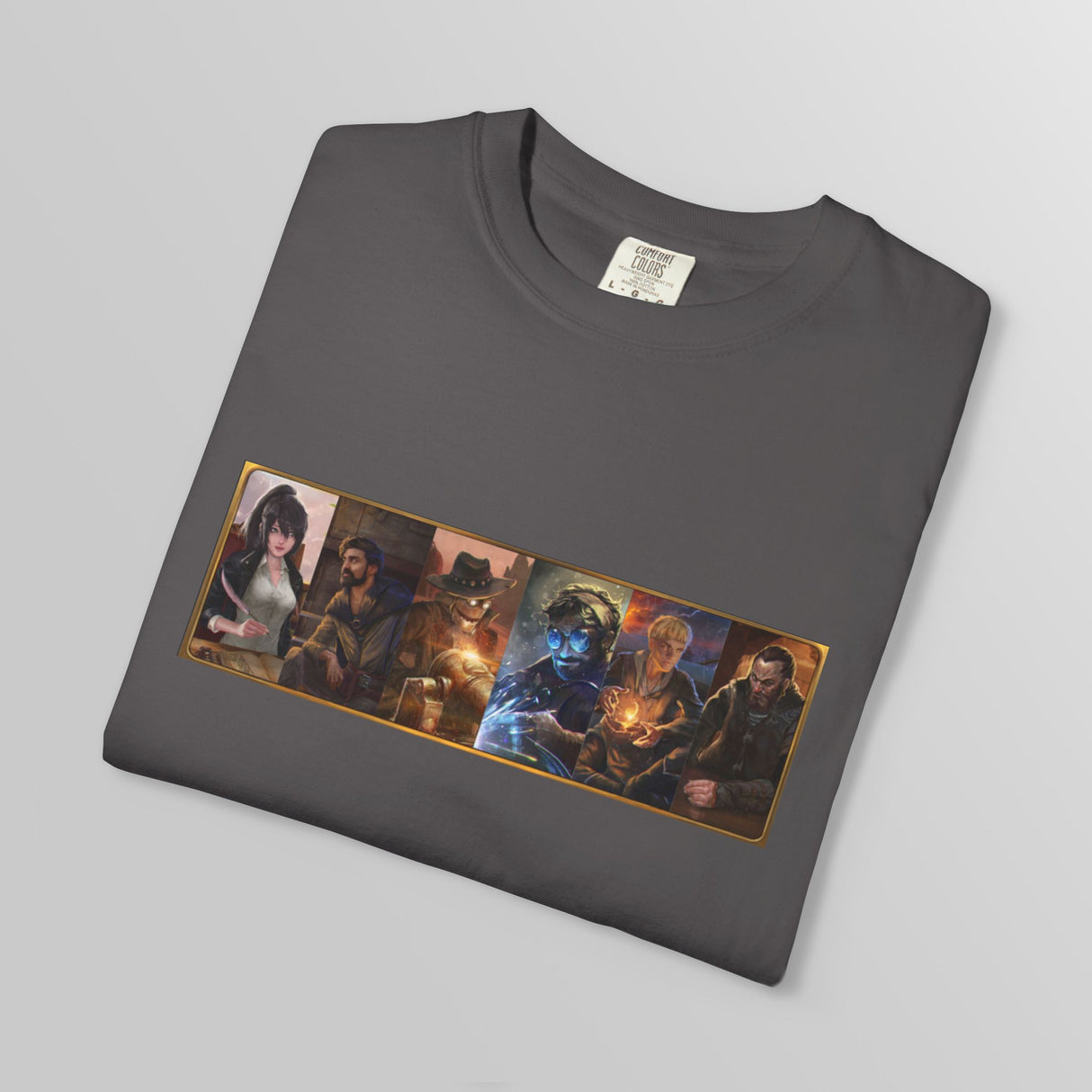 "The Characters of Ruin" - Ruin Steampunk Unisex T-Shirt by Brandon Ellis