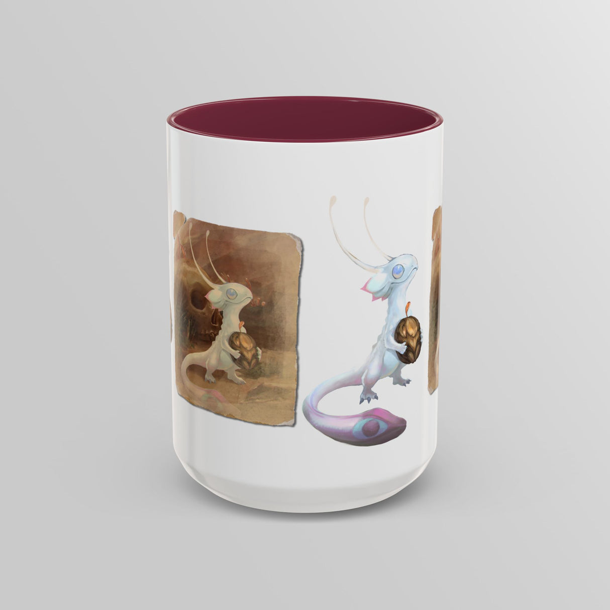 "The Ivory Gekk" - Ruin Steampunk Mug by Brandon Ellis