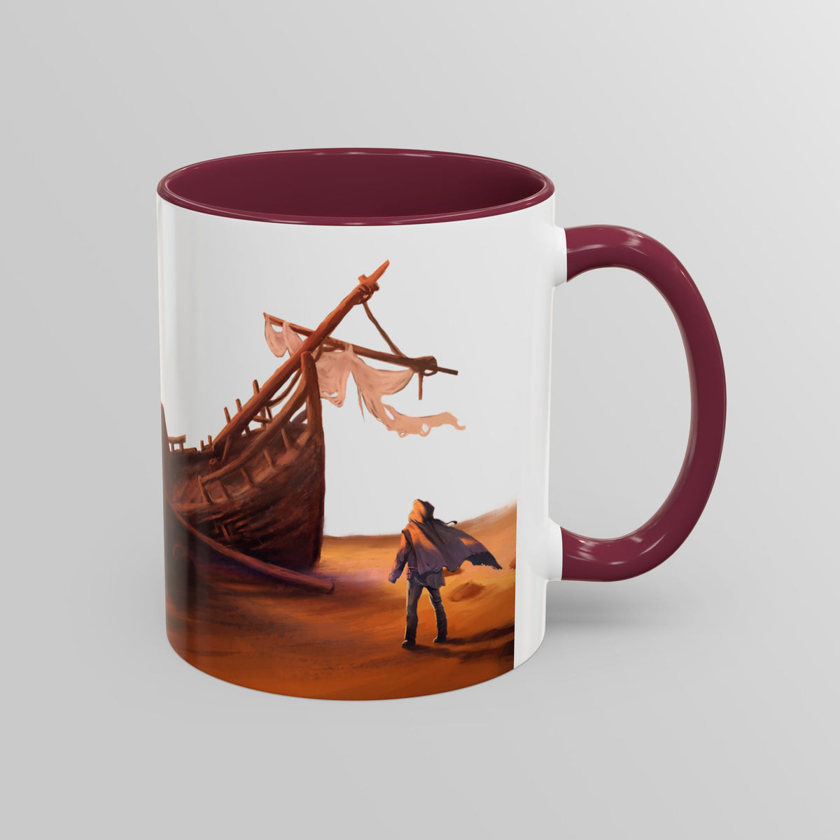 "Jim's Humble Beginnings" - Ruin Steampunk Mug by Brandon Ellis