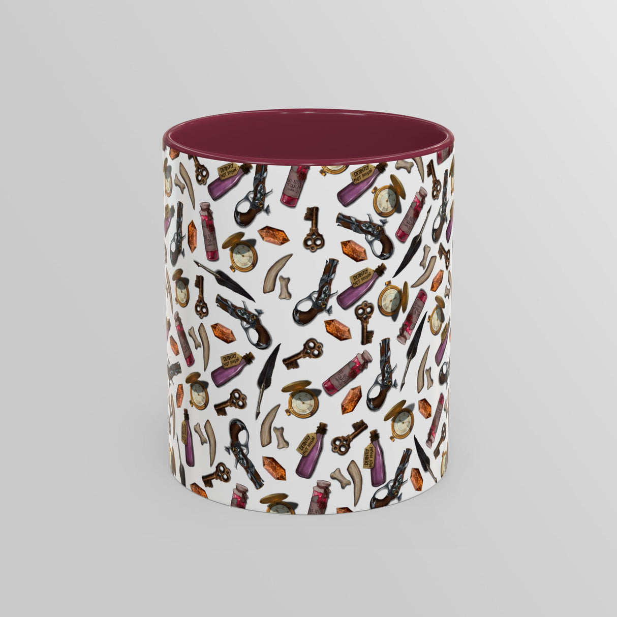 "Clutter from the Workbench" - Ruin Steampunk Mug by Brandon Ellis