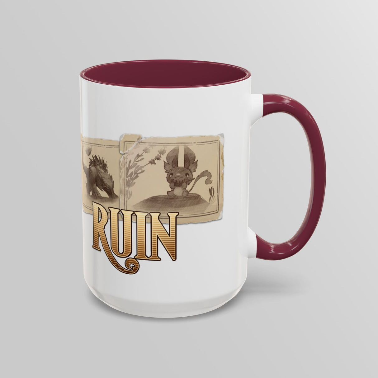 "The Ruin Bestiary" - Ruin Steampunk Mug by Brandon Ellis