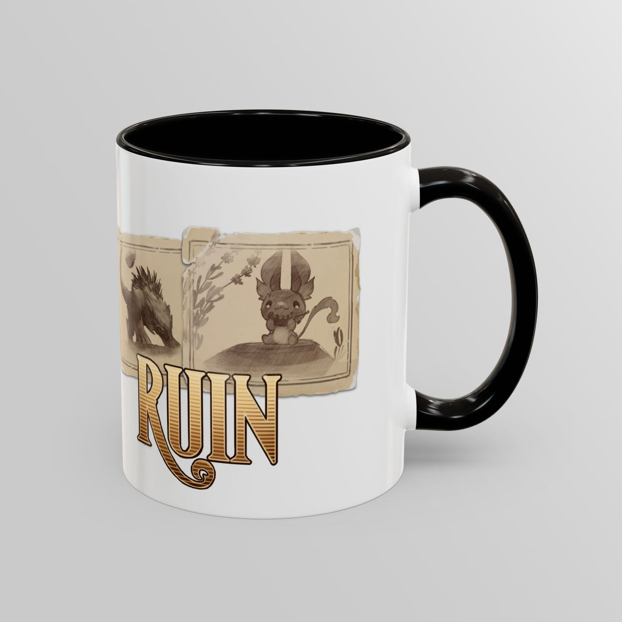 "The Ruin Bestiary" - Ruin Steampunk Mug by Brandon Ellis