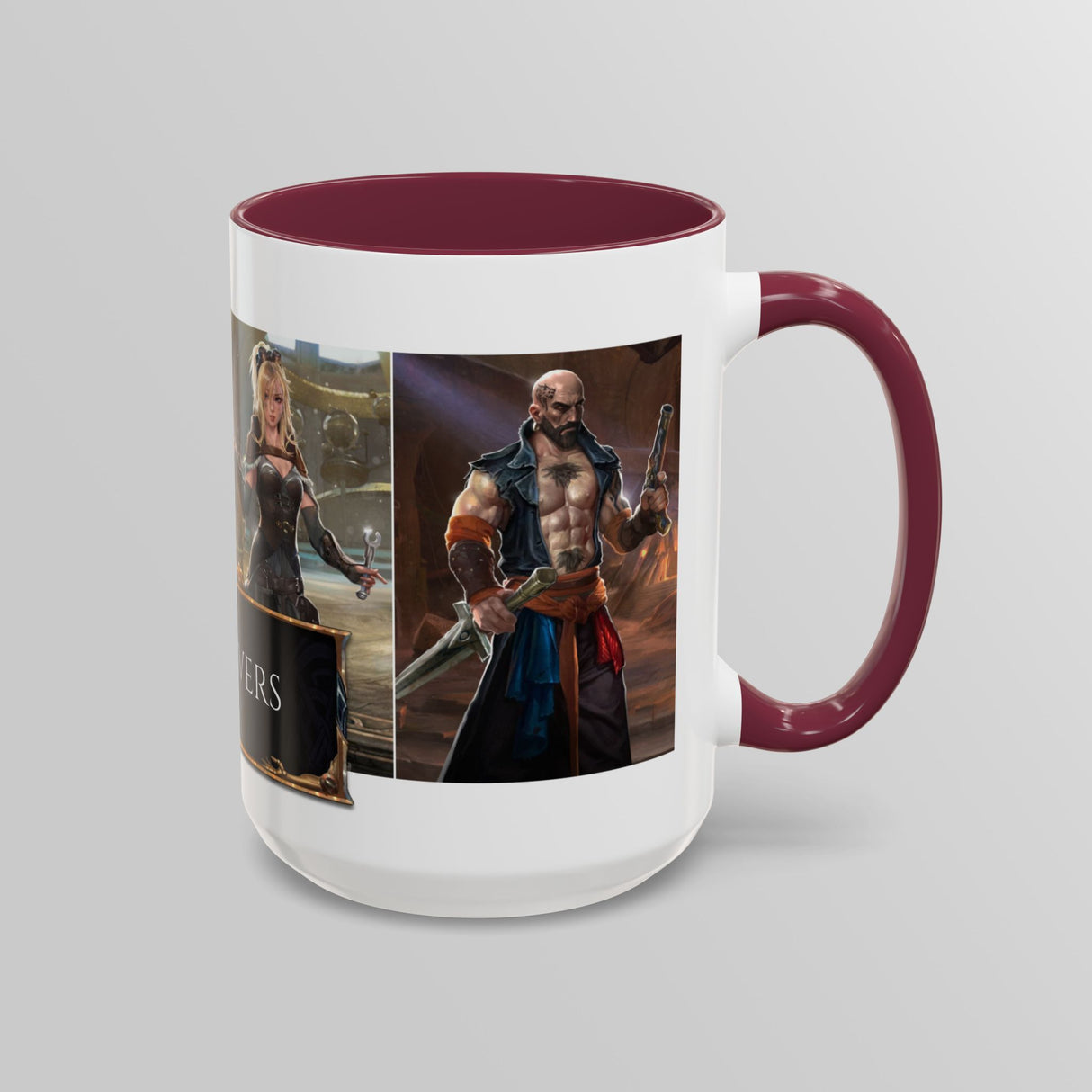 "The Delvers" - Ruin Steampunk Mug by Brandon Ellis