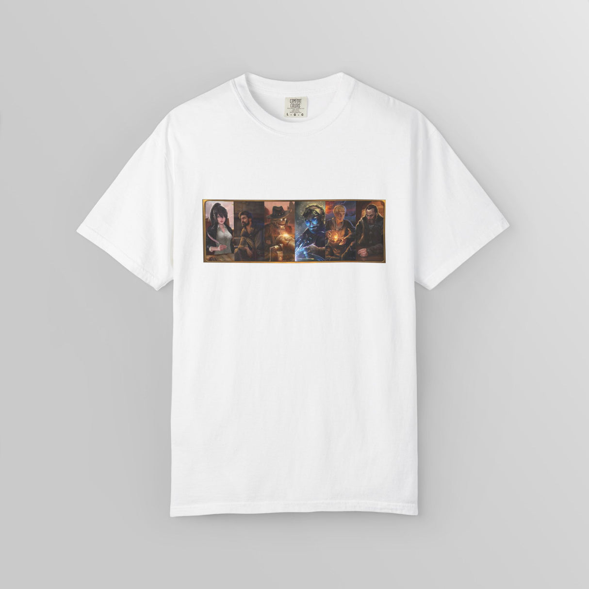 "The Characters of Ruin" - Ruin Steampunk Unisex T-Shirt by Brandon Ellis