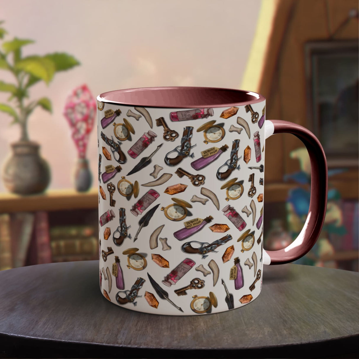 "Clutter from the Workbench" - Ruin Steampunk Mug by Brandon Ellis