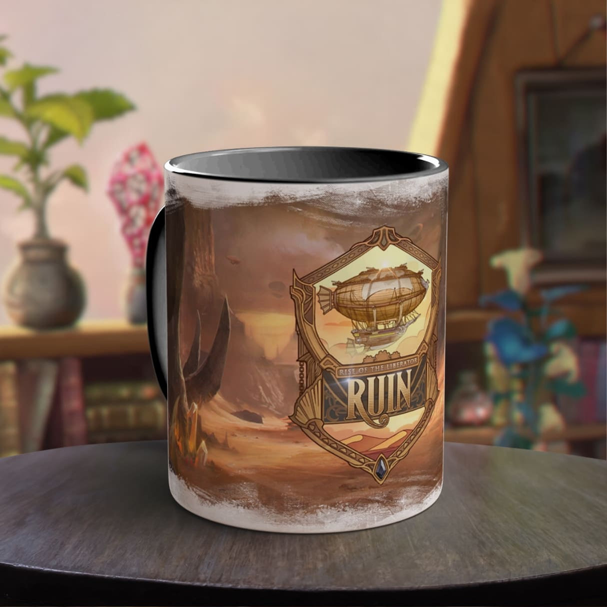 "Dune Watch Emblem Mug" - Ruin Steampunk Mug by Brandon Ellis