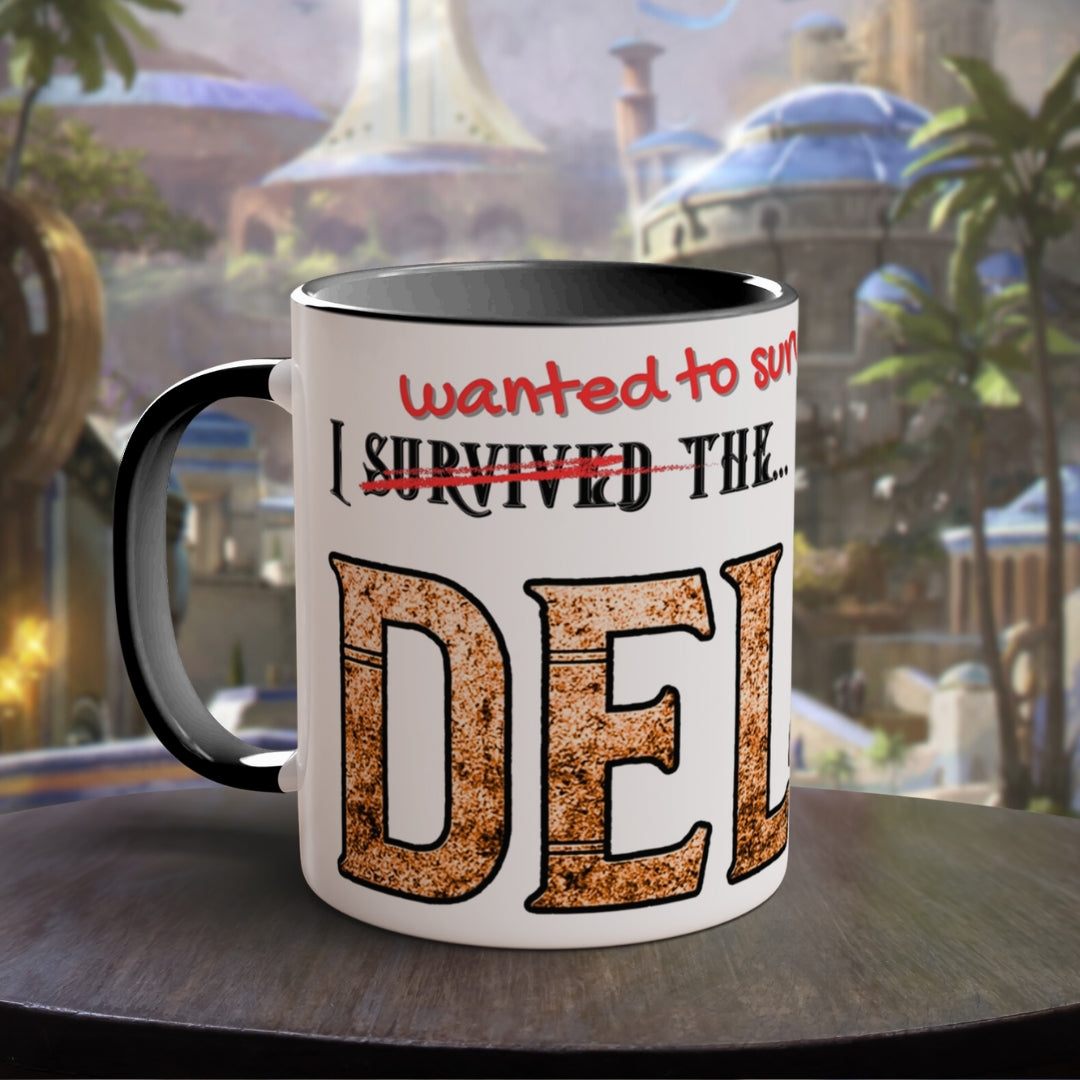 "I (Wanted To Survive) The Delve" – Ruin Steampunk Mug by Brandon Ellis