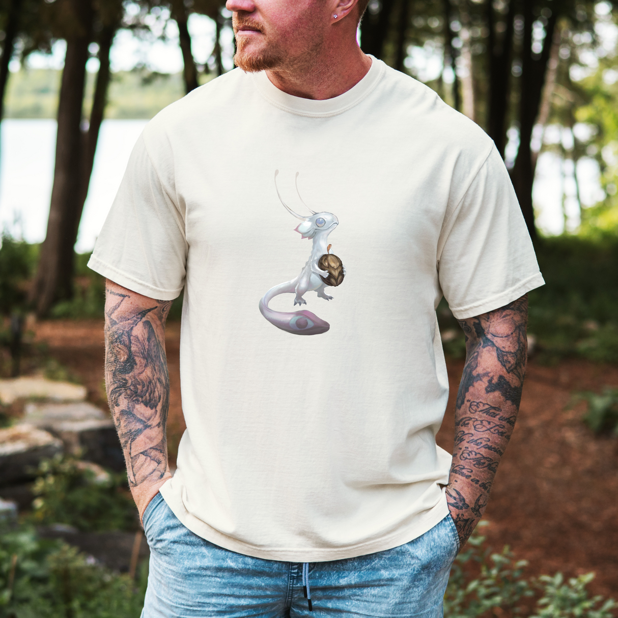 "The Ivory Gekk" - Ruin Steampunk Unisex T-Shirt by Brandon Ellis