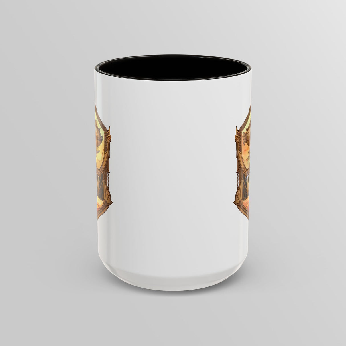 "Rise of the Liberator Emblem" - Ruin Steampunk Mug by Brandon Ellis