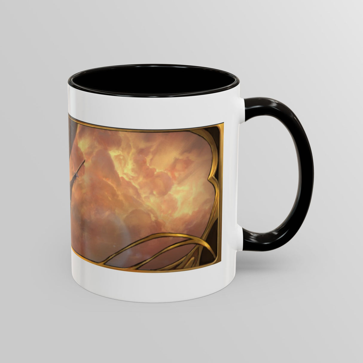 "The Liberator in Flight" - Ruin Steampunk Mug by Brandon Ellis