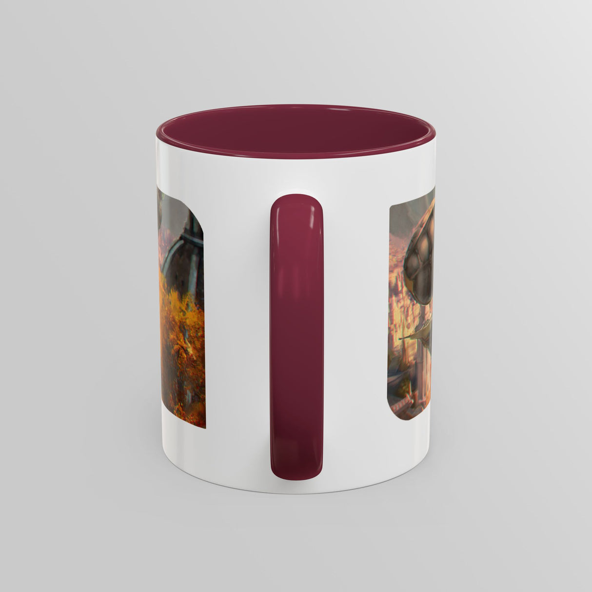 "The Golden Spire" - Ruin Steampunk Mug by Brandon Ellis