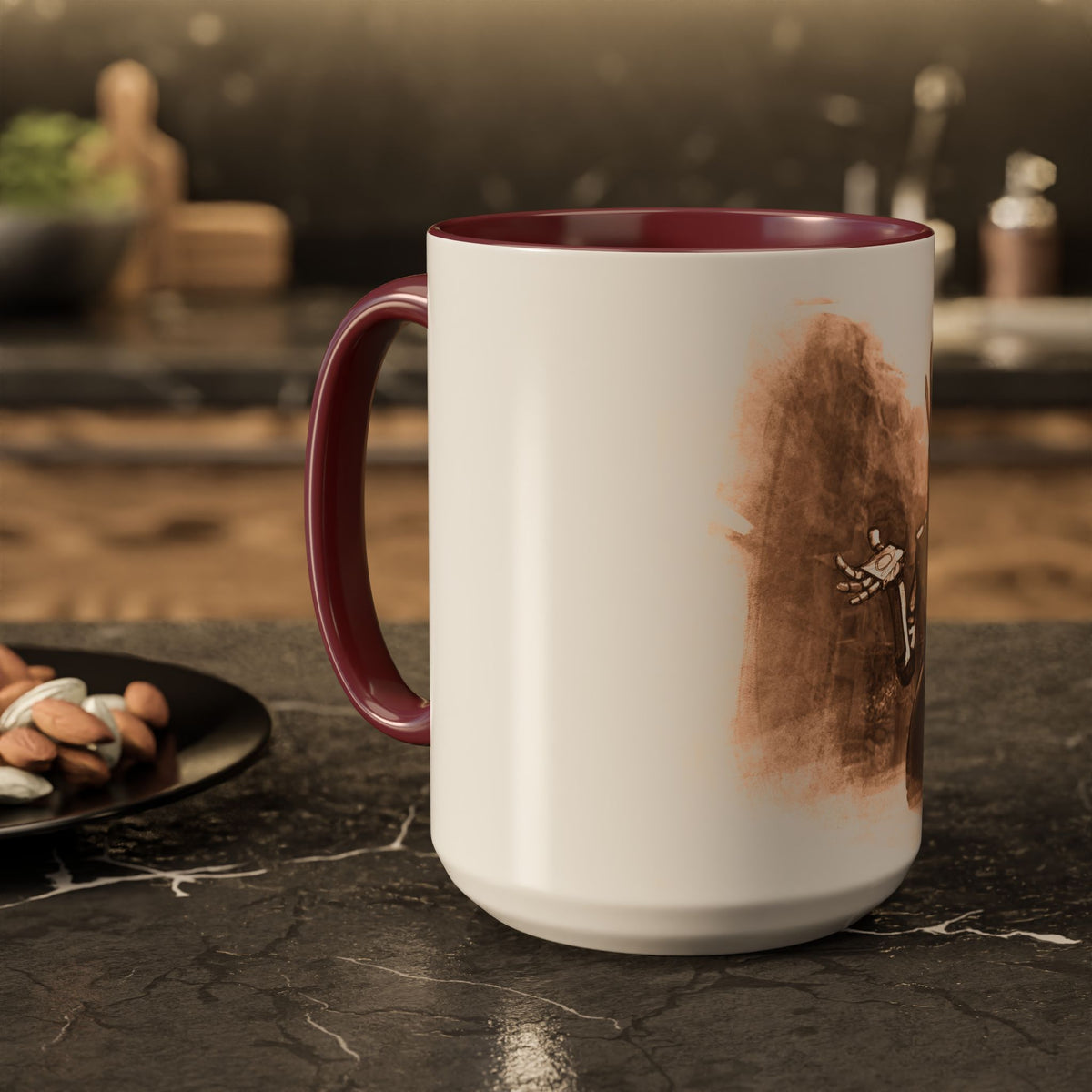 "The Clockwork King" - Ruin Steampunk Mug by Brandon Ellis