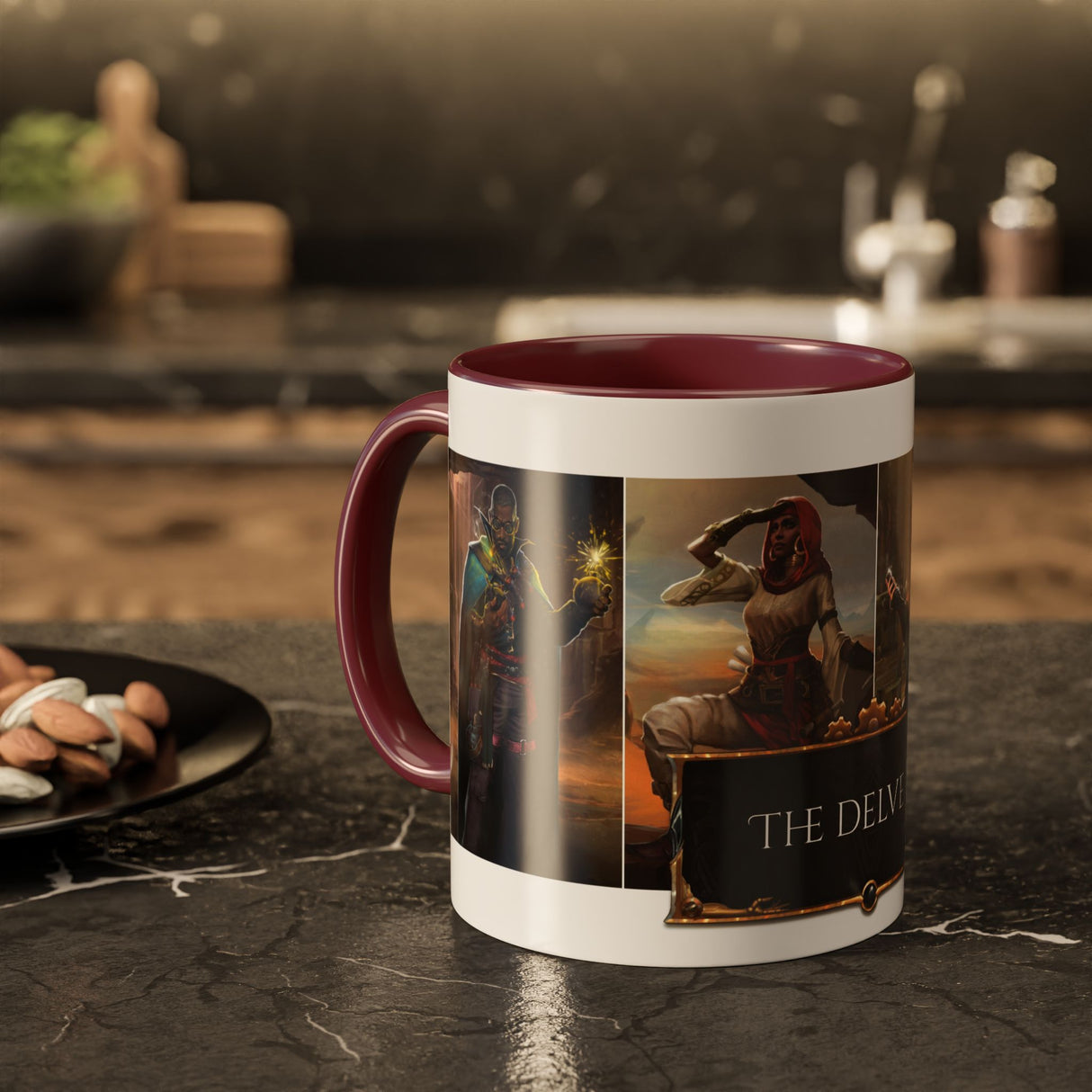 "The Delvers" - Ruin Steampunk Mug by Brandon Ellis
