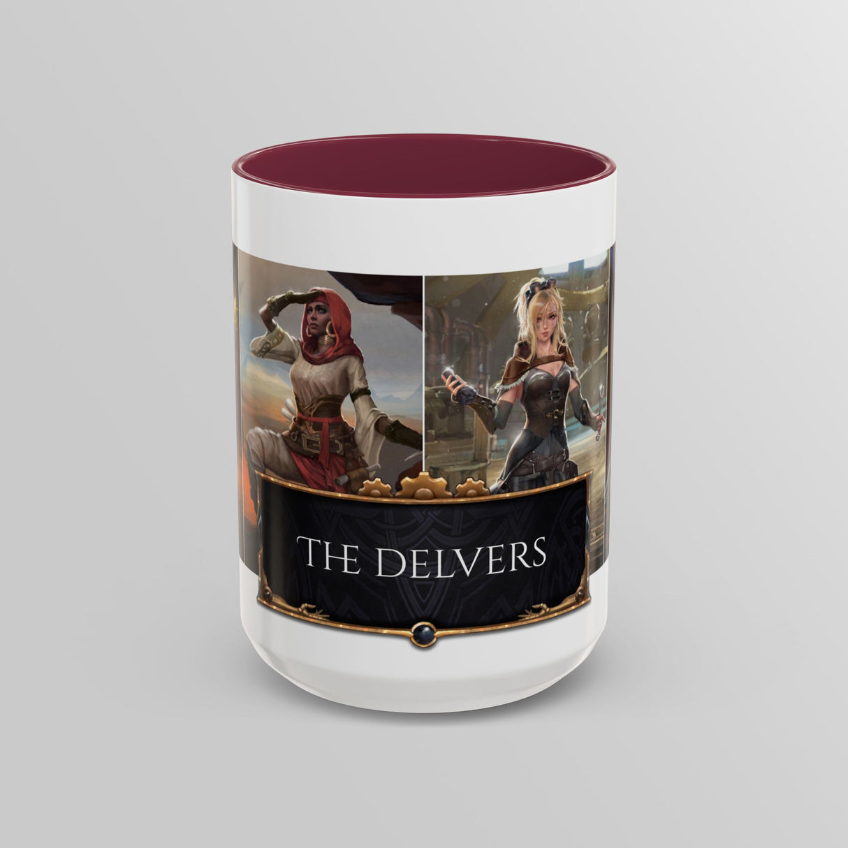 "The Delvers" - Ruin Steampunk Mug by Brandon Ellis