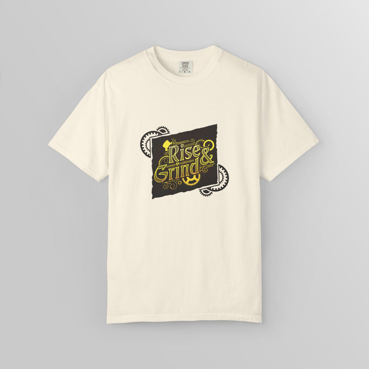 "Rise & Grind" - Ruin Steampunk Unisex T-Shirt by Brandon Ellis