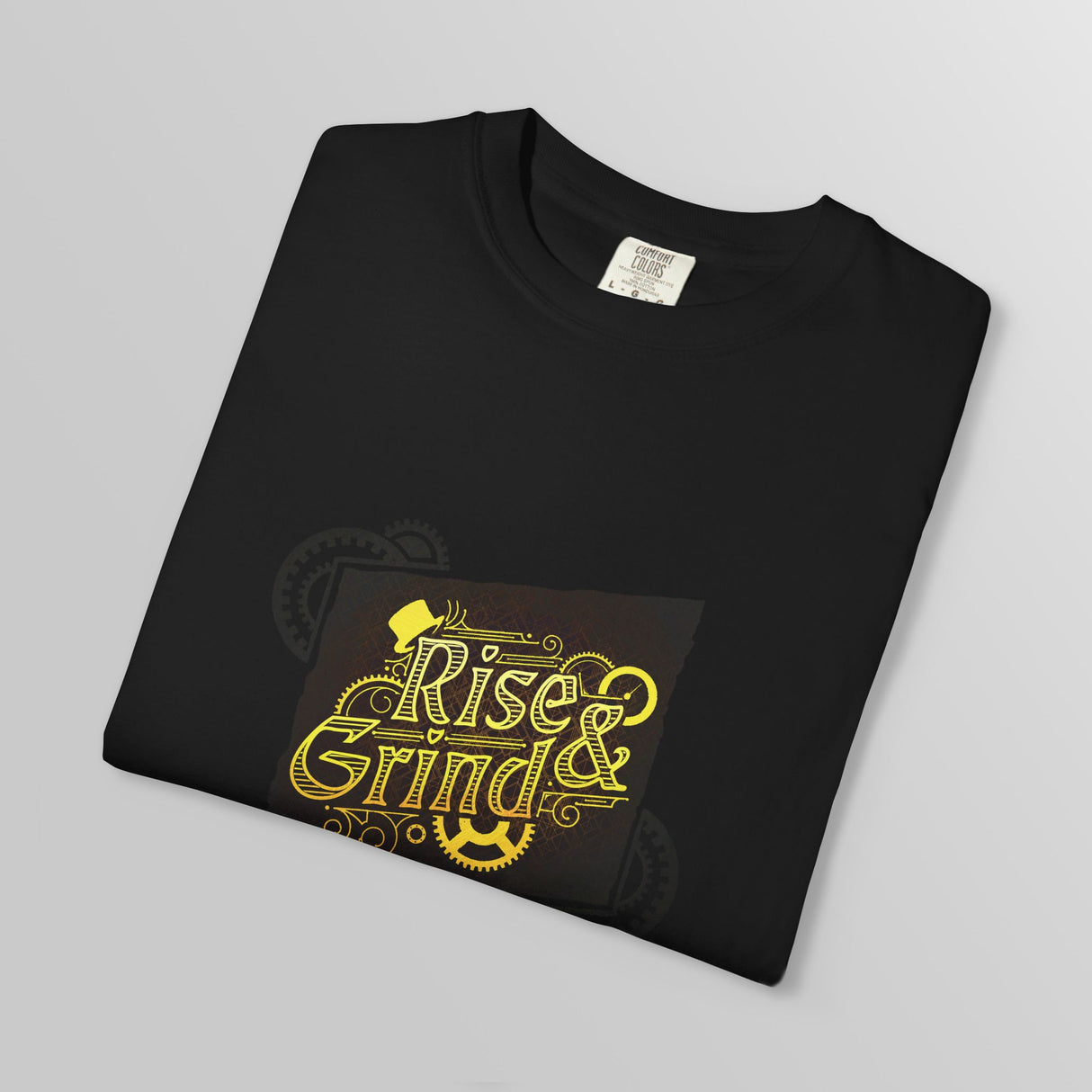 "Rise & Grind" - Ruin Steampunk Unisex T-Shirt by Brandon Ellis