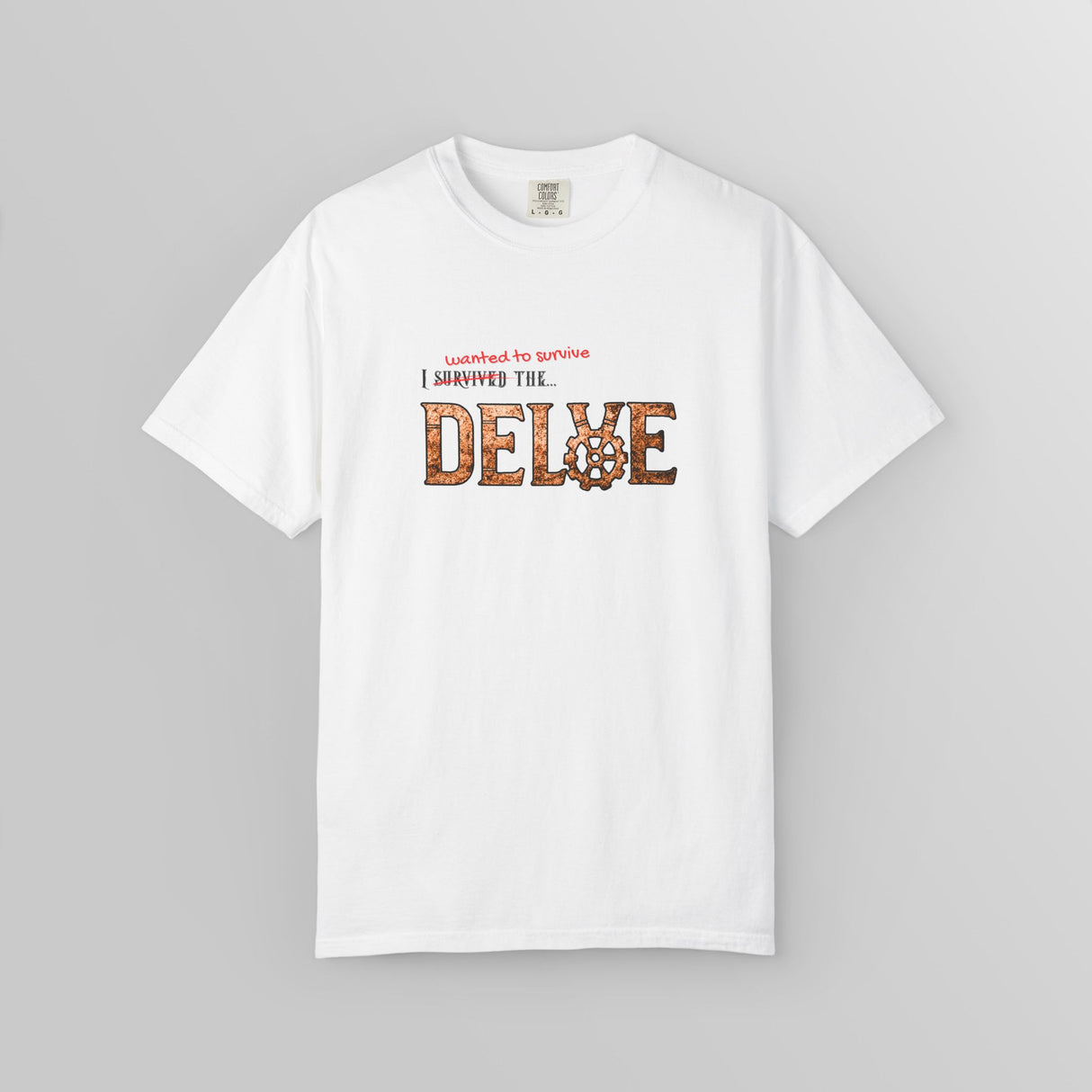 "I (Wanted To Survive) The Delve" - Ruin Steampunk Unisex T-Shirt by Brandon Ellis