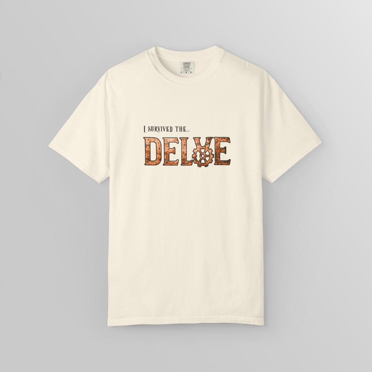 "I Survived The Delve" - Ruin Steampunk Unisex T-Shirt by Brandon Ellis