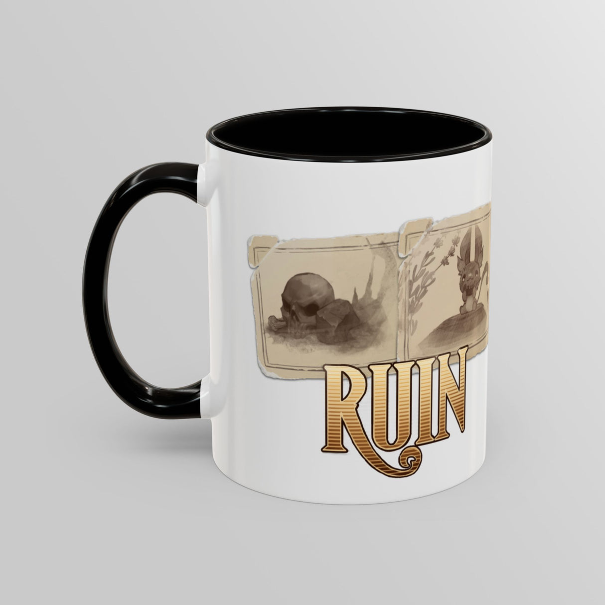 "The Ruin Bestiary" - Ruin Steampunk Mug by Brandon Ellis