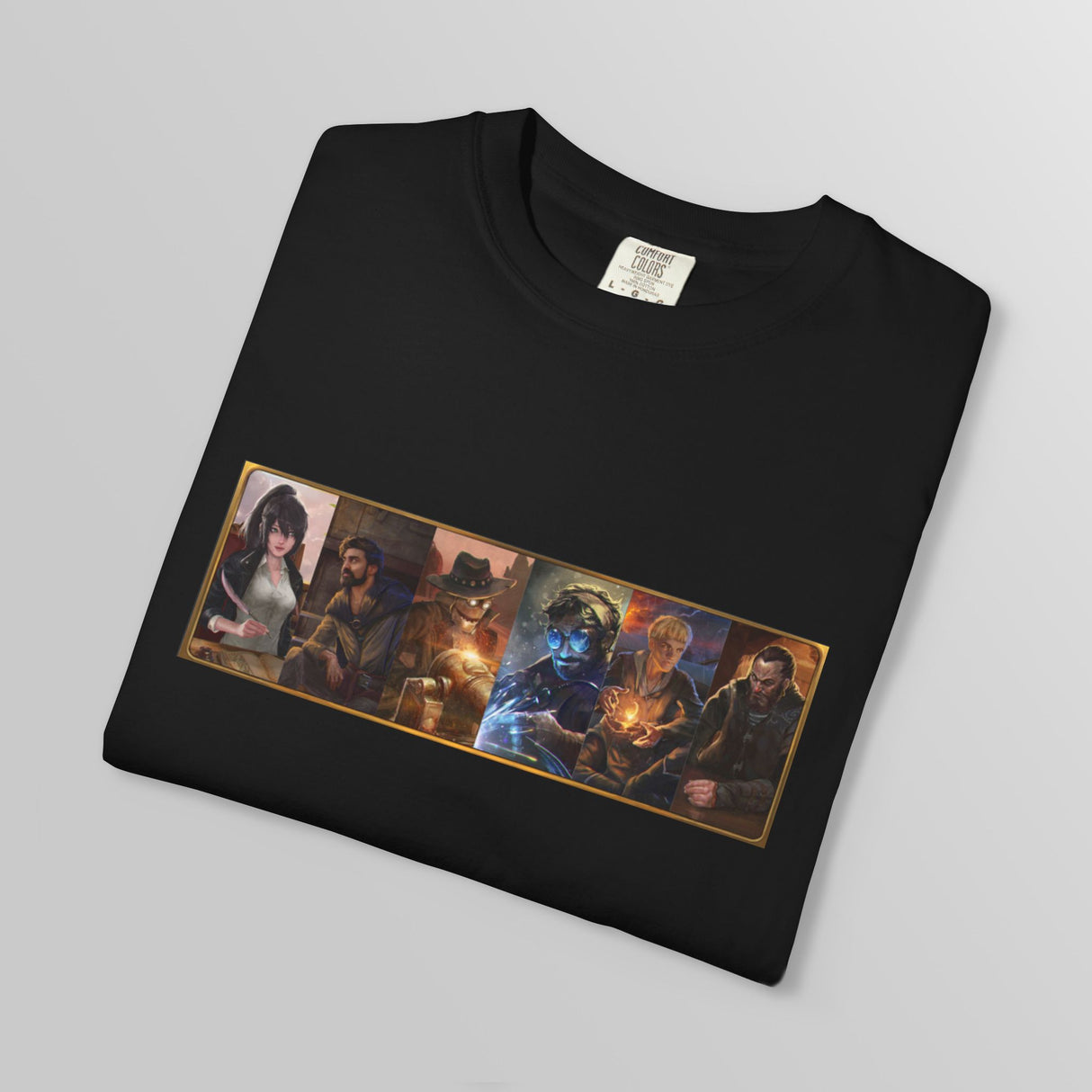 "The Characters of Ruin" - Ruin Steampunk Unisex T-Shirt by Brandon Ellis