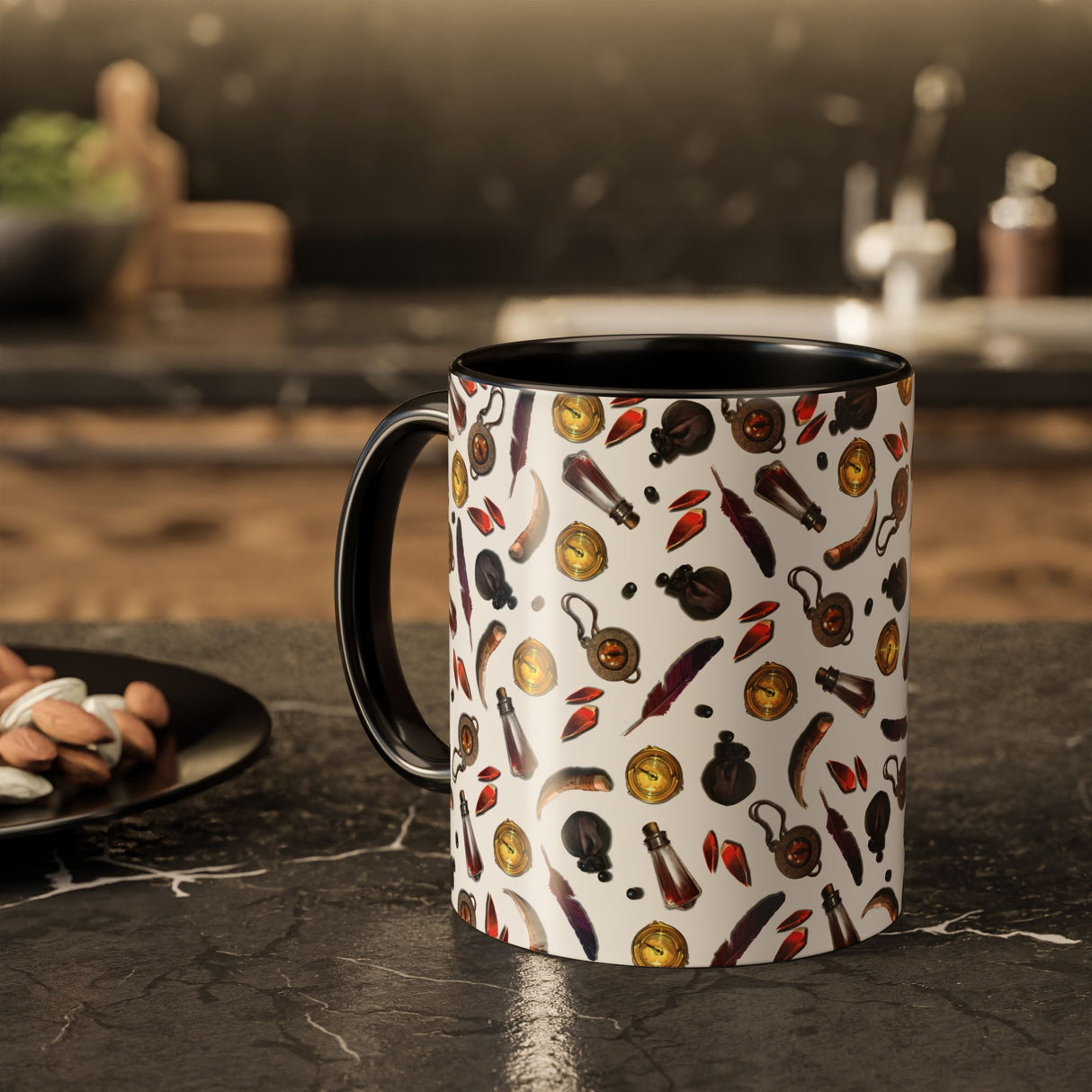 "More Clutter from the Workbench" - Ruin Steampunk Mug by Brandon Ellis