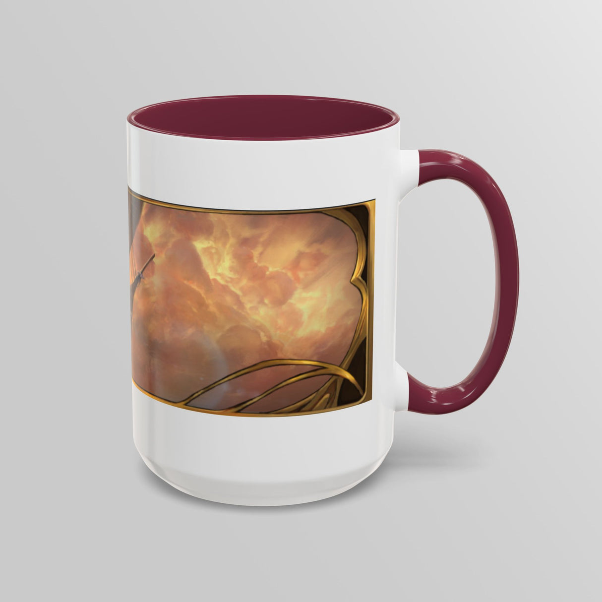 "The Liberator in Flight" - Ruin Steampunk Mug by Brandon Ellis