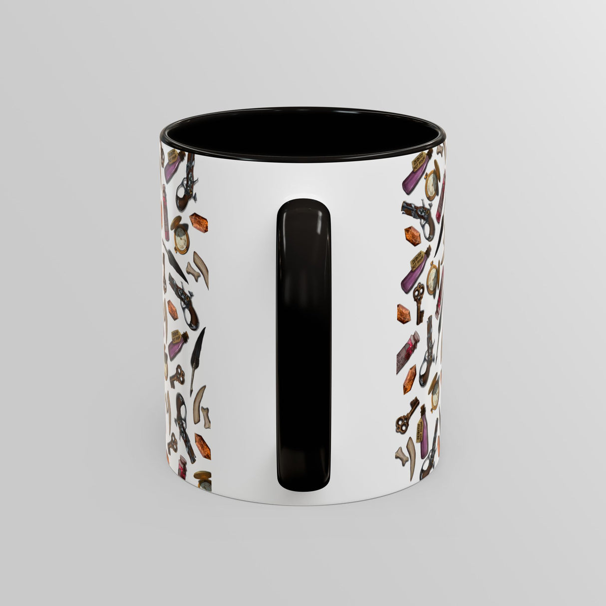 "Clutter from the Workbench" - Ruin Steampunk Mug by Brandon Ellis