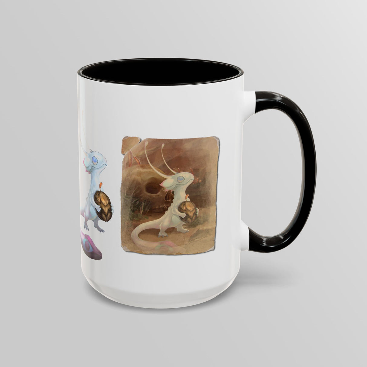 "The Ivory Gekk" - Ruin Steampunk Mug by Brandon Ellis