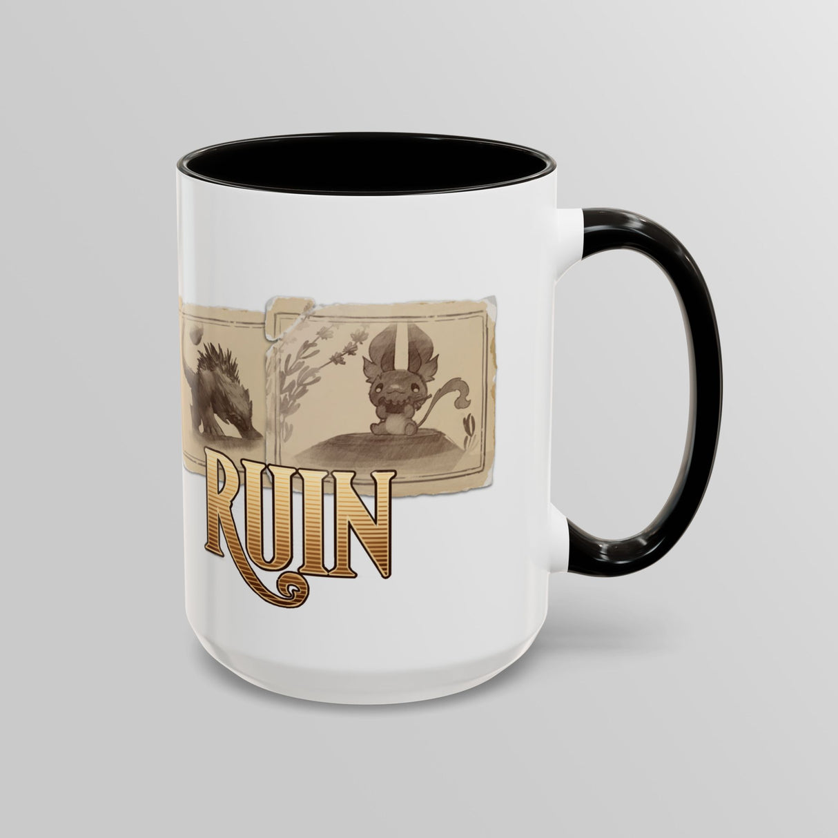 "The Ruin Bestiary" - Ruin Steampunk Mug by Brandon Ellis