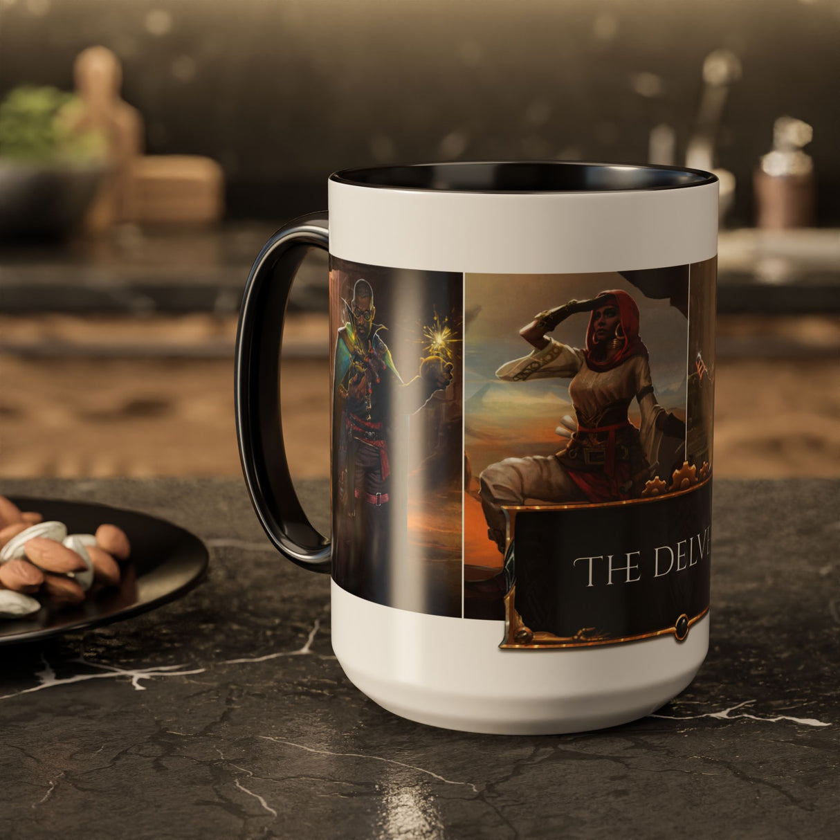 "The Delvers" - Ruin Steampunk Mug by Brandon Ellis