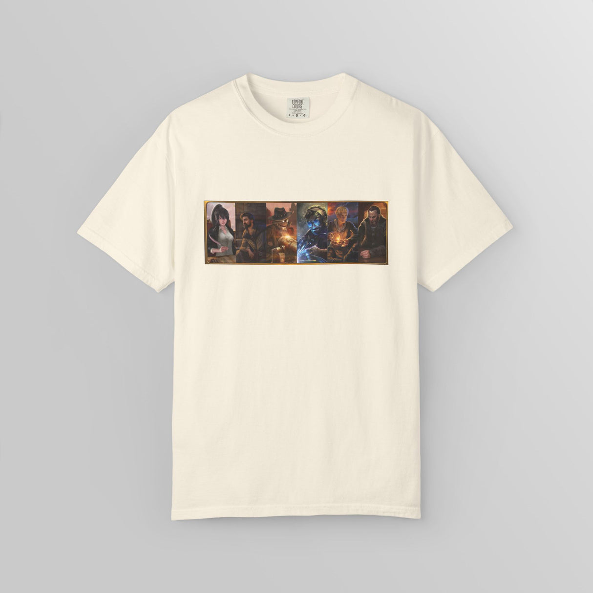 "The Characters of Ruin" - Ruin Steampunk Unisex T-Shirt by Brandon Ellis